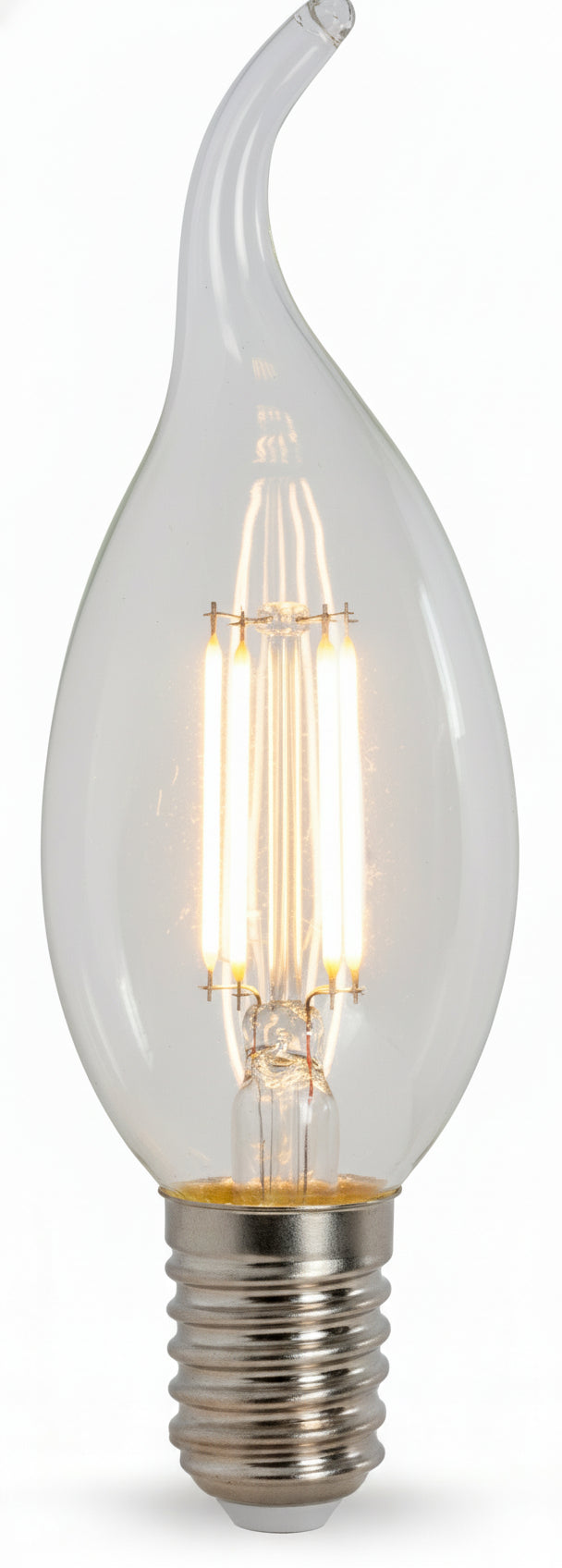 E14 2W LED Candle Light – 2700K Warm White (120V)