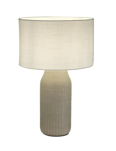 DECORATIVE TABLE LAMP E27*1 WHITE+GREY