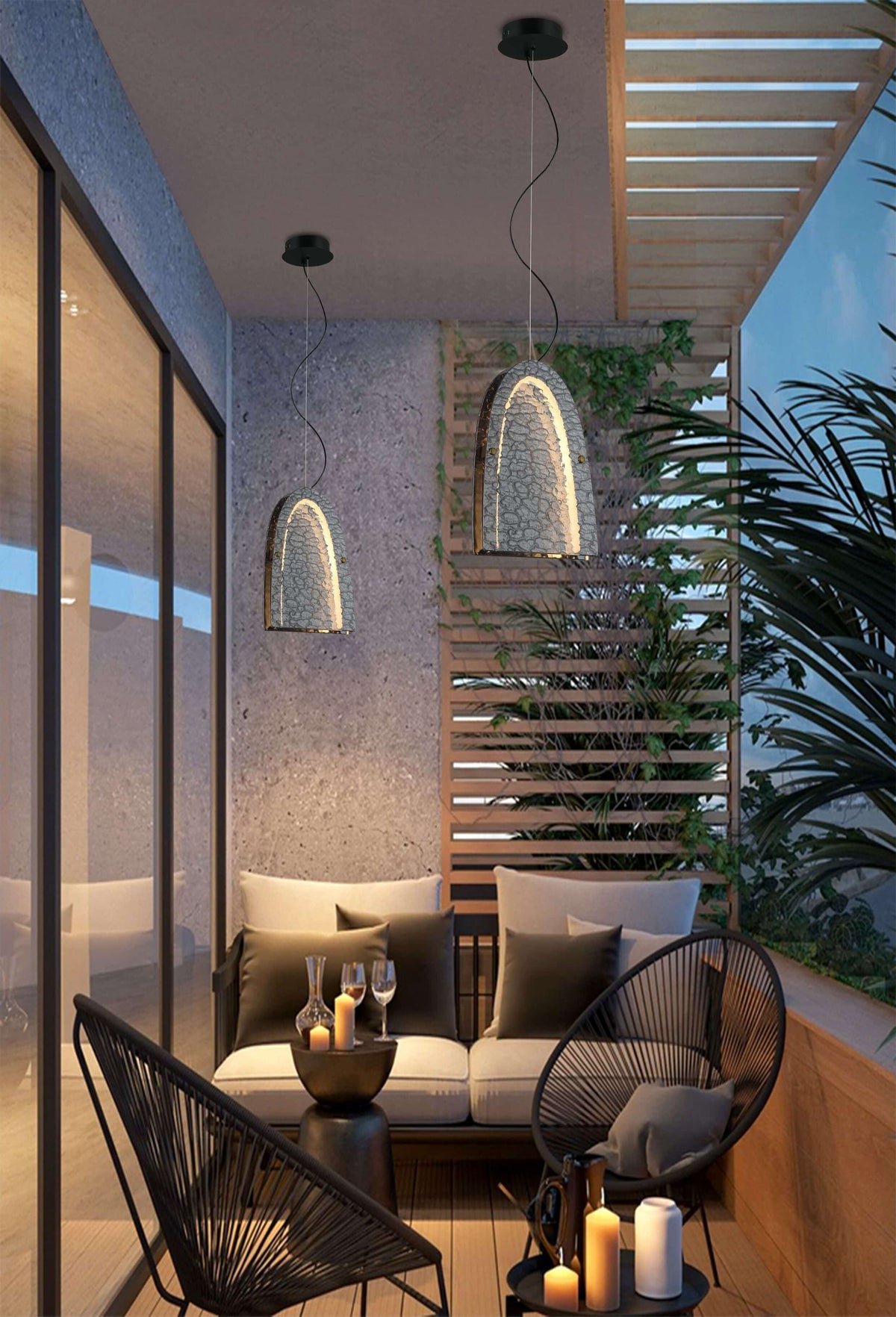 PENDANT DECORATIVE LAMP 10W LED 3000K SMOKE