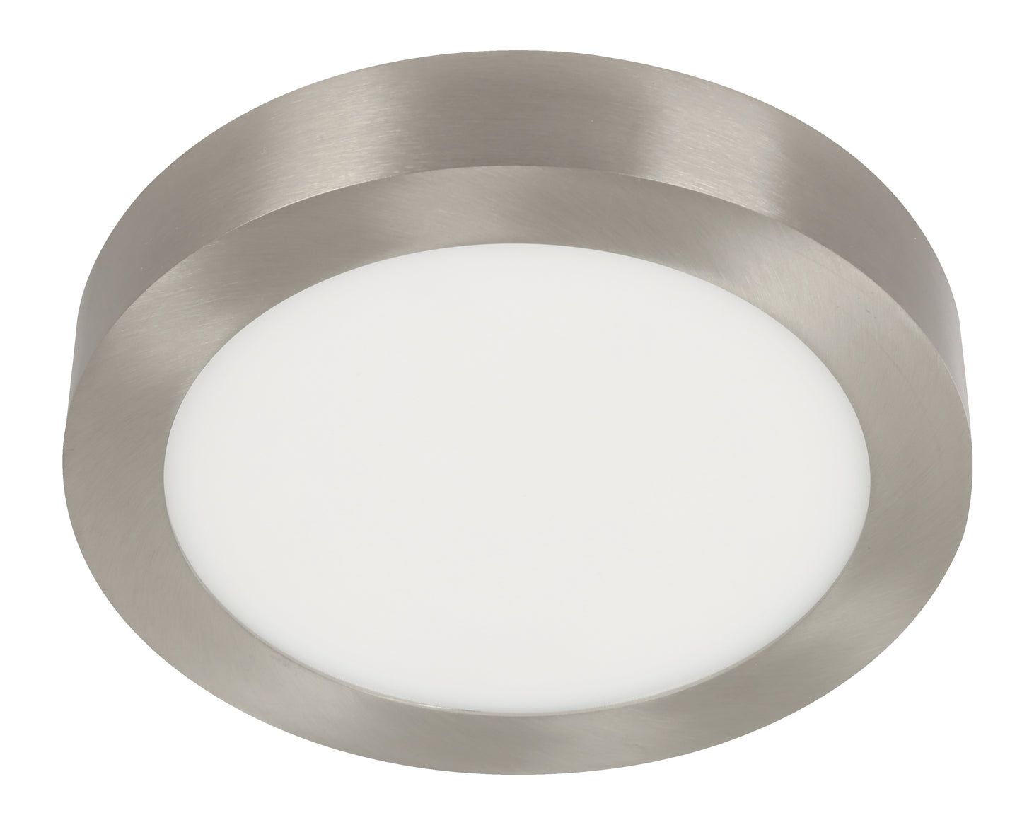 Modern 18W LED Ceiling Lamp – Satin Nickel (6000K, 100–240V)