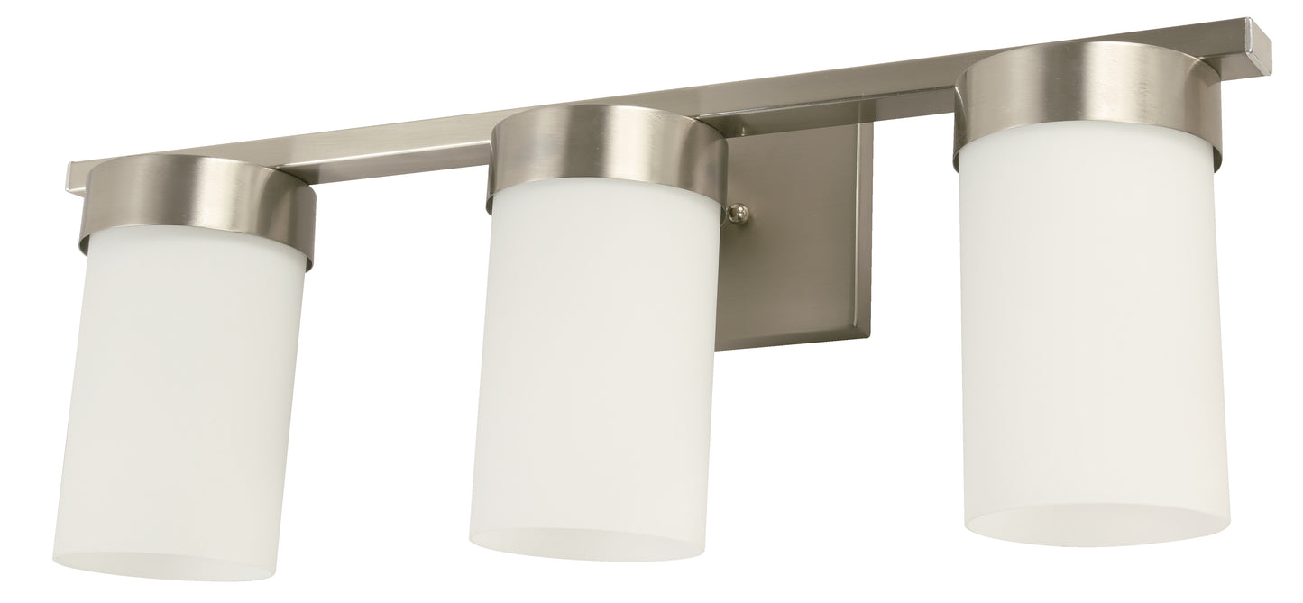 05468-4 L/CEN 3-Light Wall Fixture – Satin Nickel