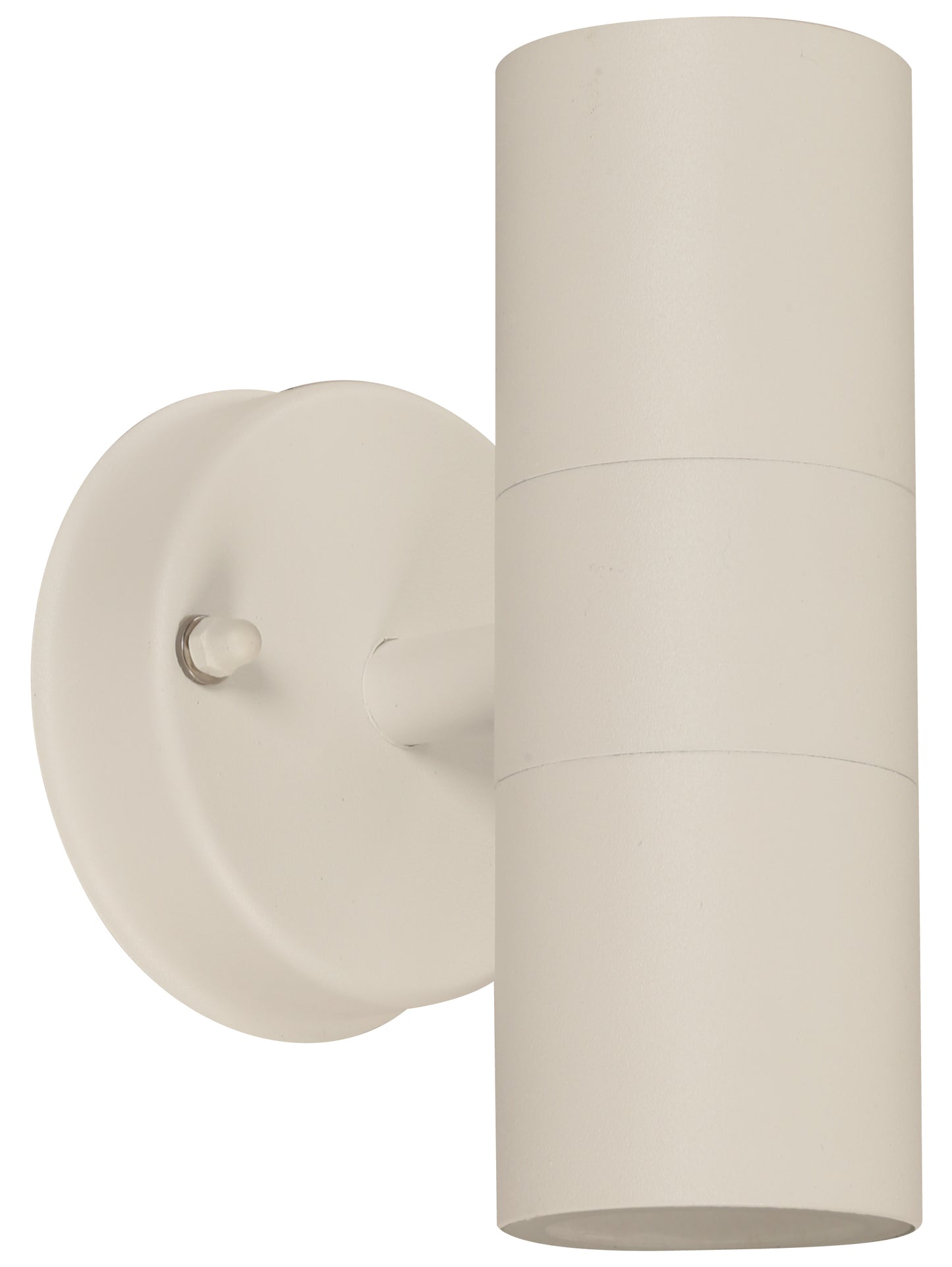 2-Light Outdoor Wall Lamp – Sand White (GU10, 35W)