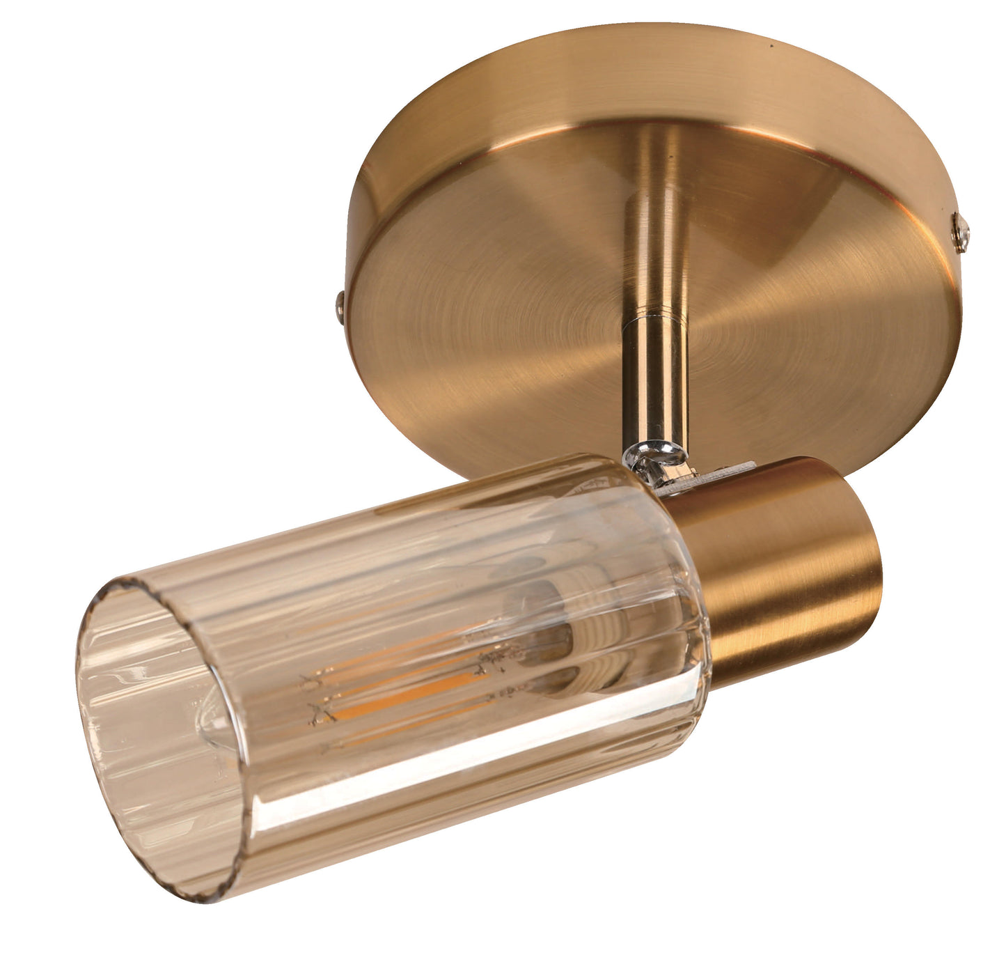 1-Light Spotlight – Satin Brass (E14, 40W)