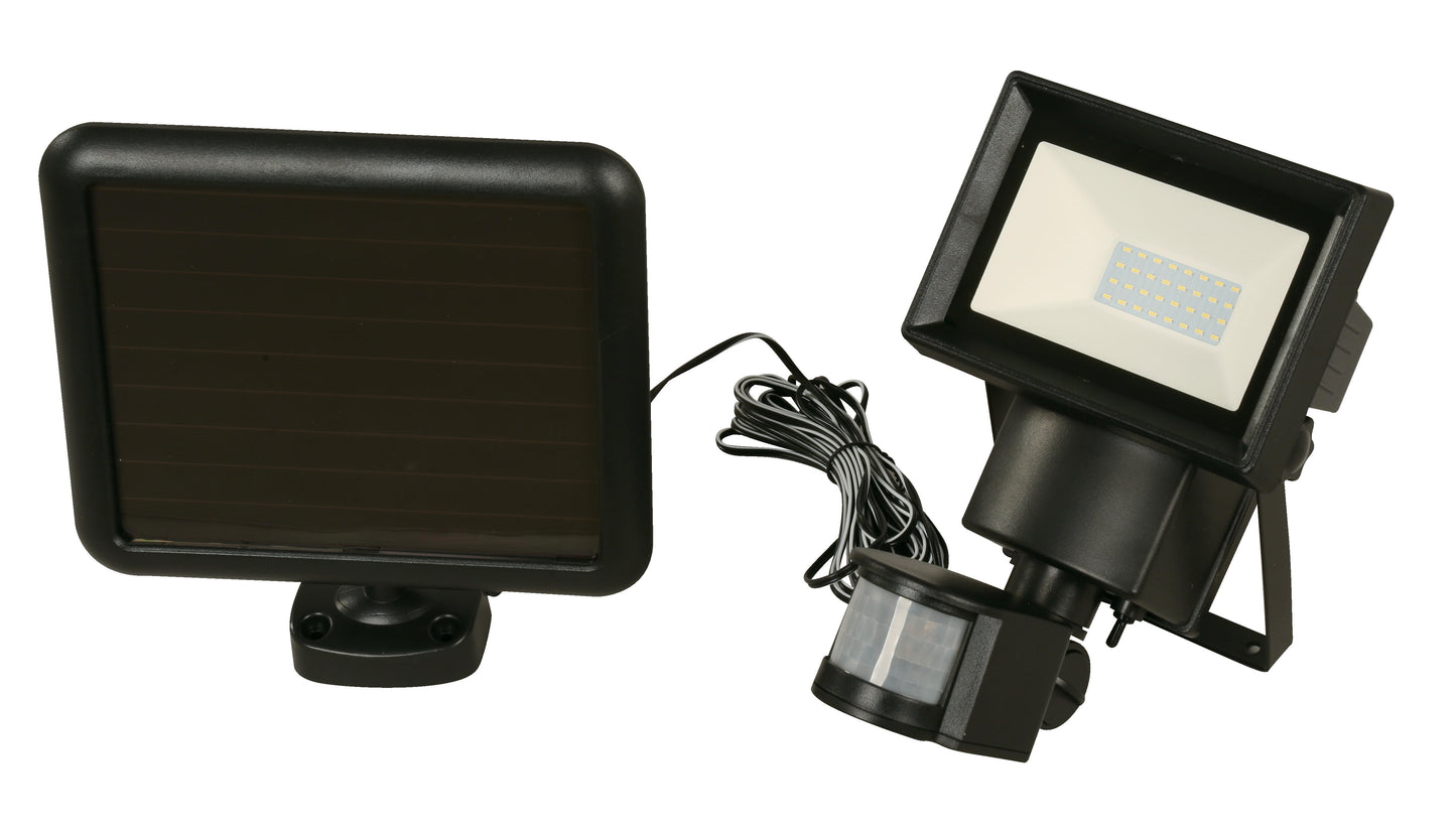 LED Flood Light – Sand Black with PIR Sensor