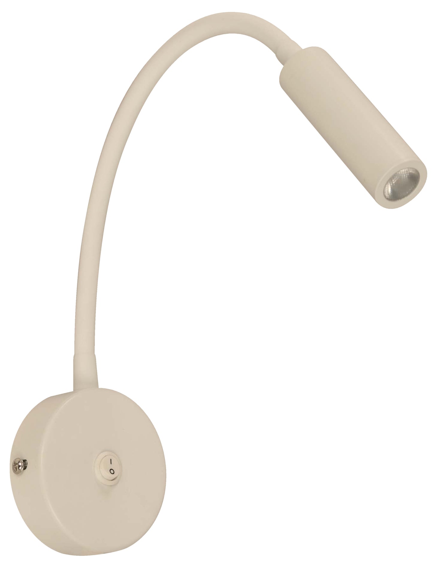 LED Wall Lamp – Matte White (2.5W, 100–240V, 3000K)