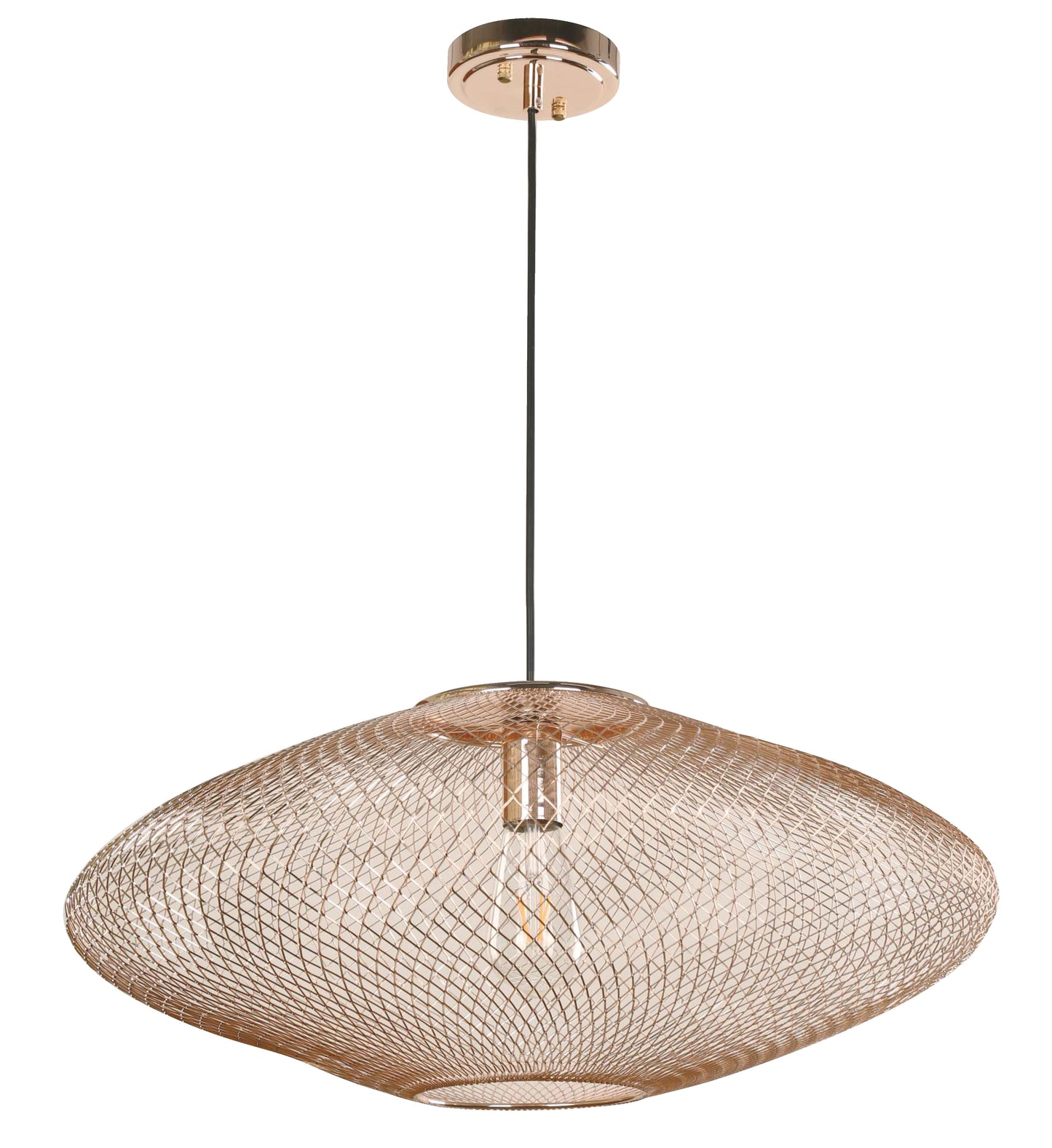 24461-0 L/CEN 1-Light Pendant Lamp – Gold