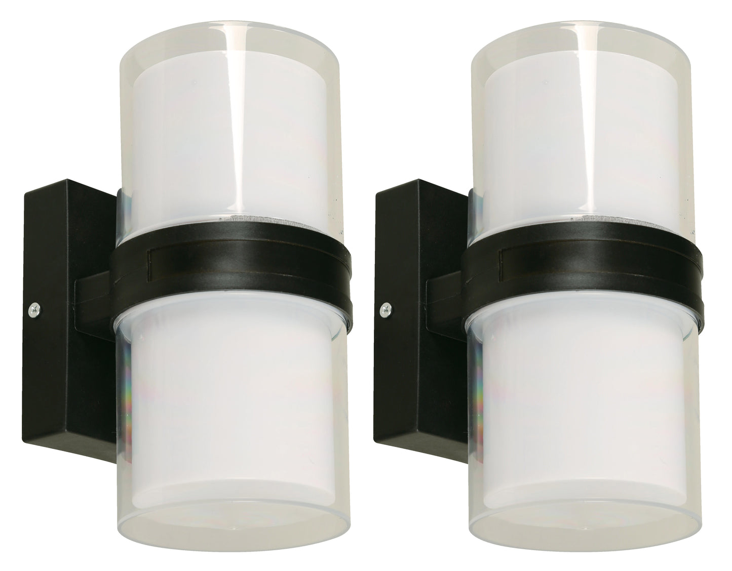 24585-2 L/CEN LED Wall Lamp – Black