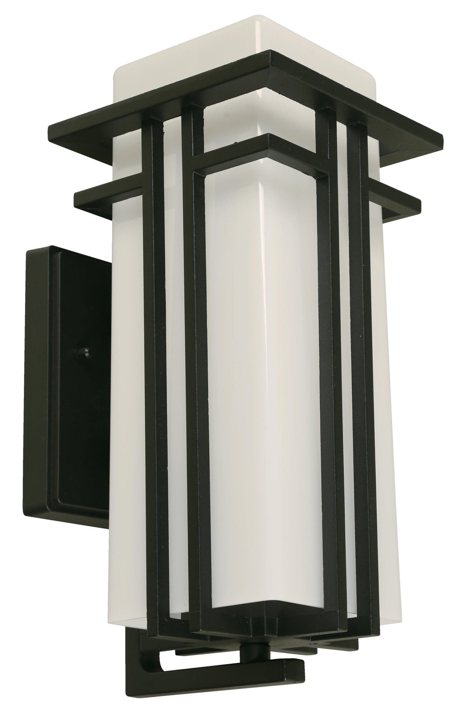 1-Light Outdoor Wall Lamp – Black Finish
