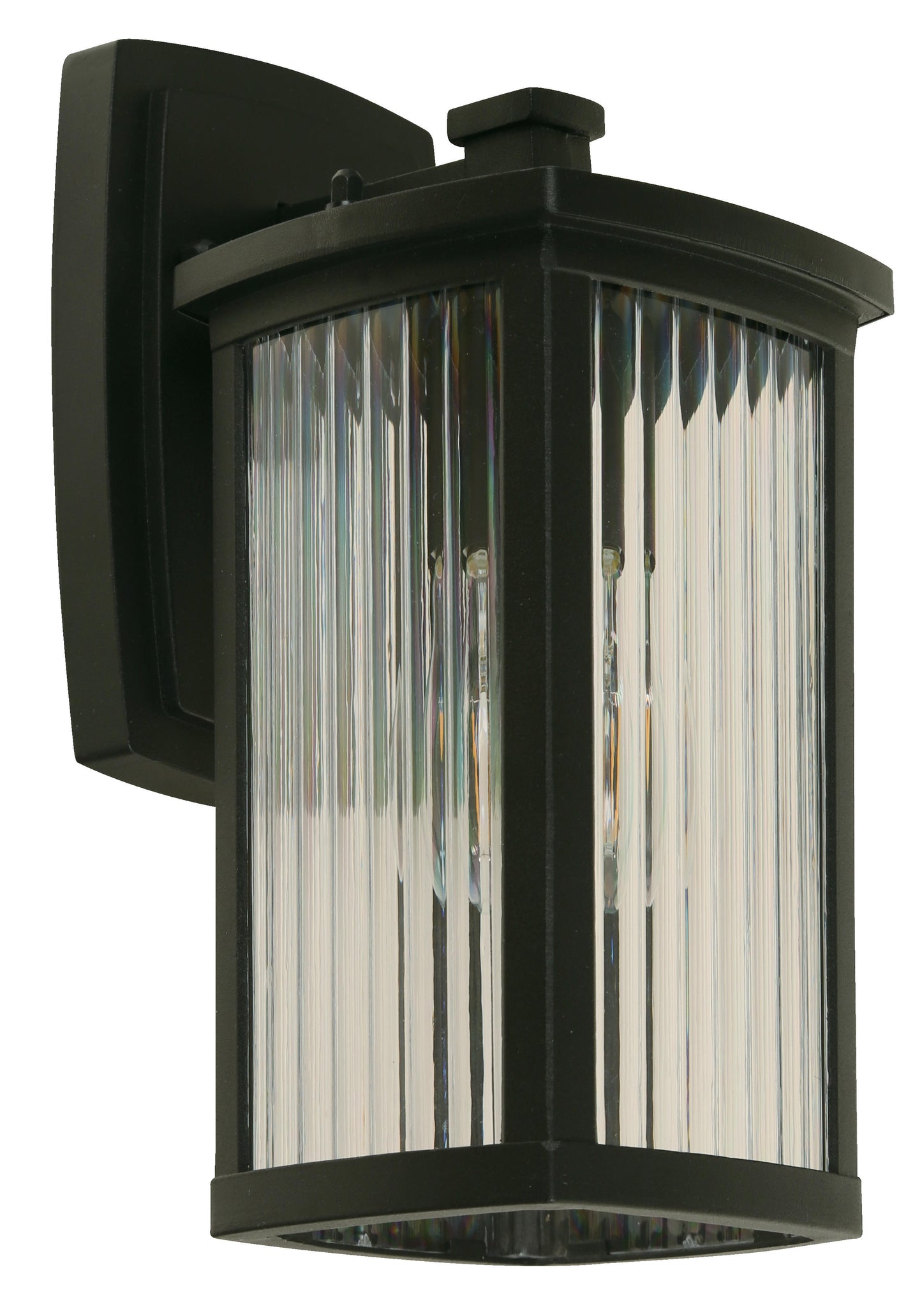 1-Light Outdoor Wall Lamp – Black Finish