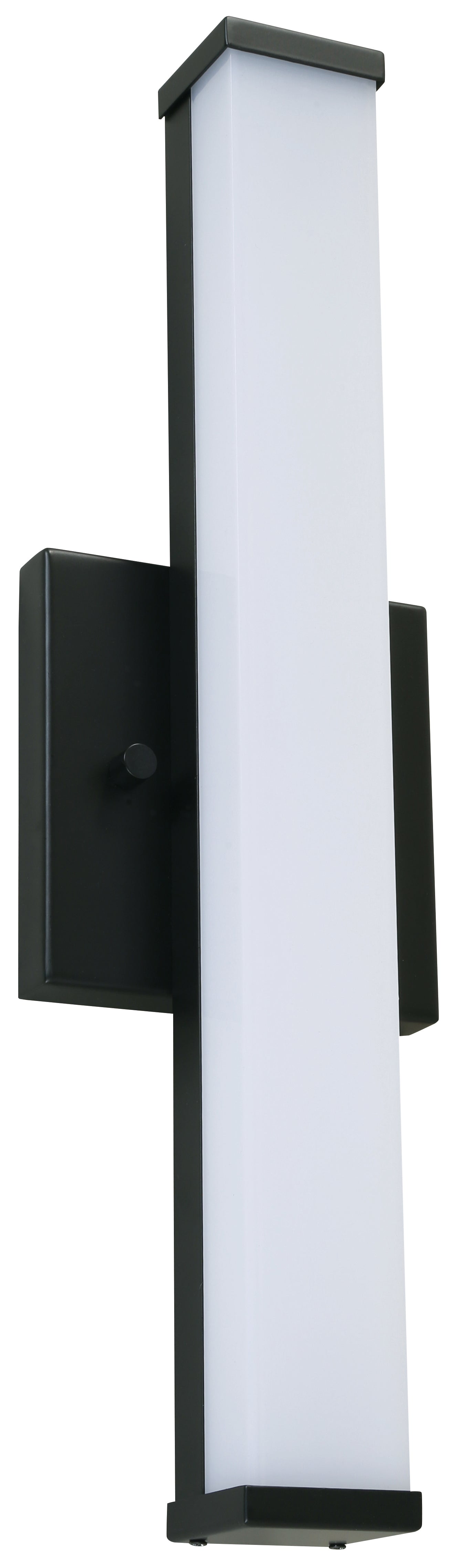 25136-2 L/CEN LED Vanity Wall Lamp – Black