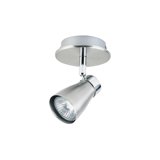 590033 CEILING SWIVEL LIGHT 1 HEAD NICKEL