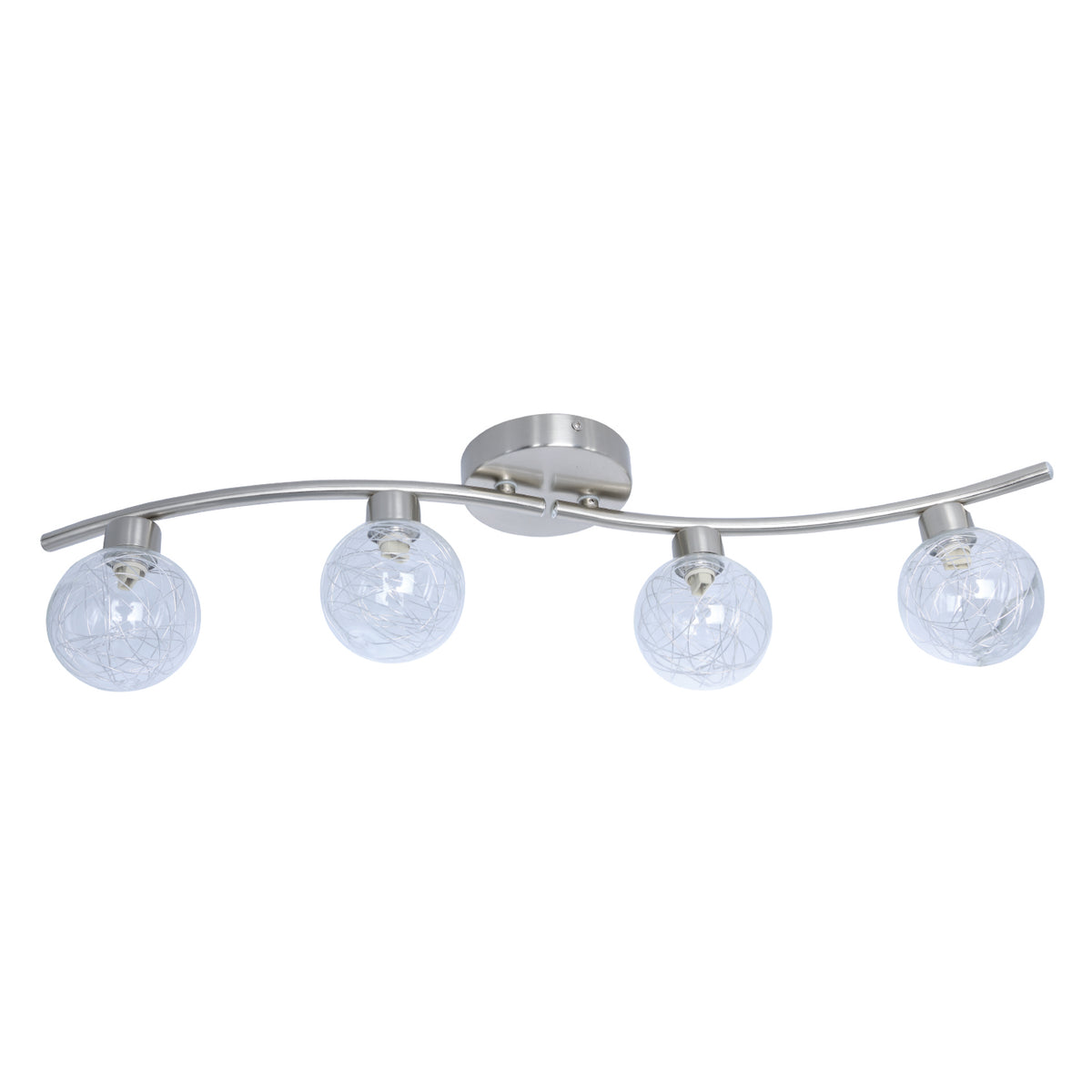 5-90080 TRACK BAR 2 HEADS CHROME "OSCAR"