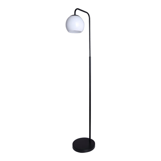 590232 FLOOR LAMP 1 HEAD MATT BLACK