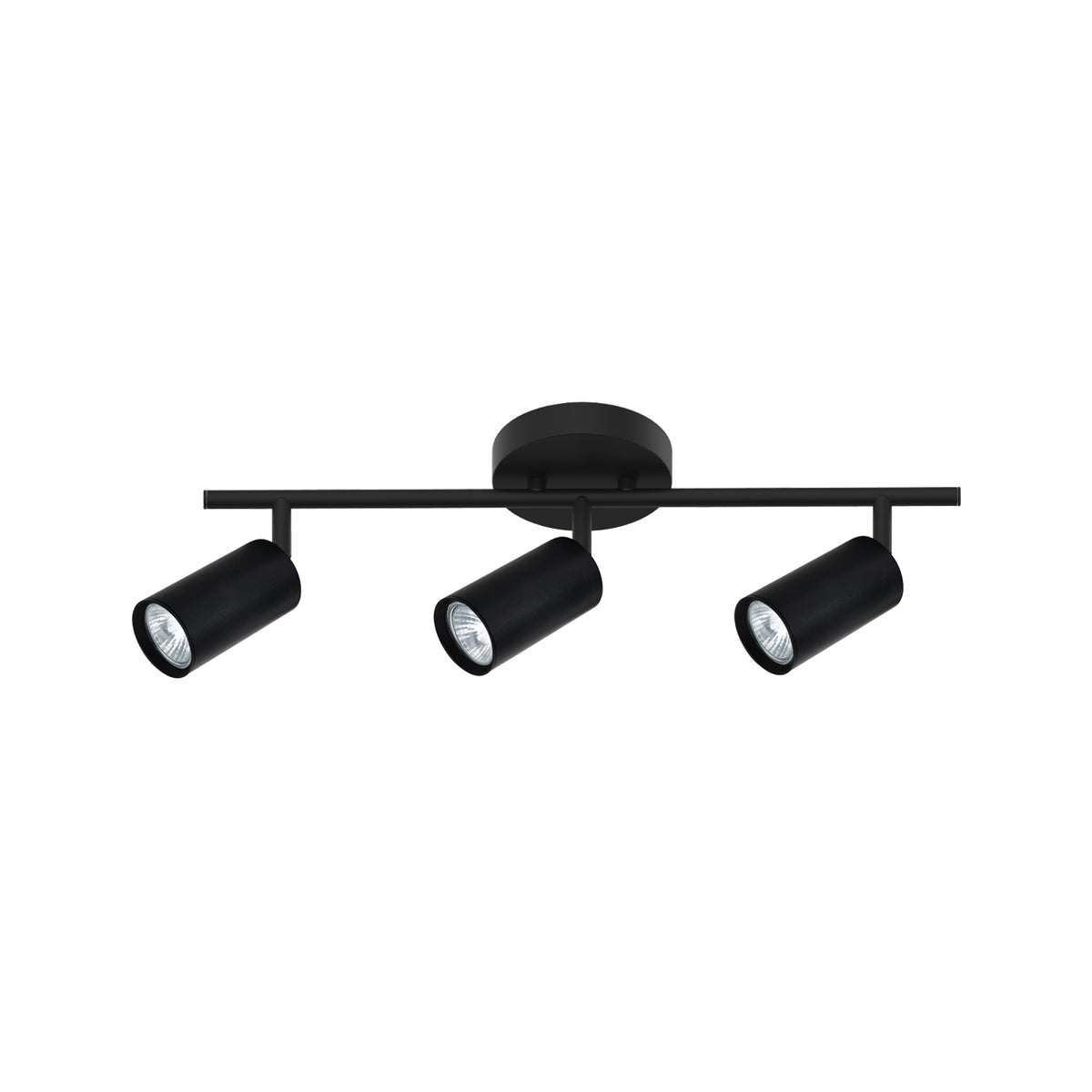 590302 TRACK BAR SWIVEL 3 HEADS BLACK
