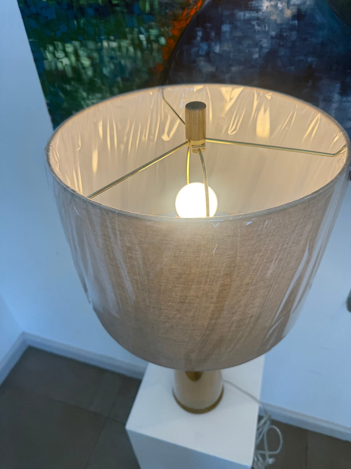 1-Light Table Lamp – Antique Bronze (E27, 100W)