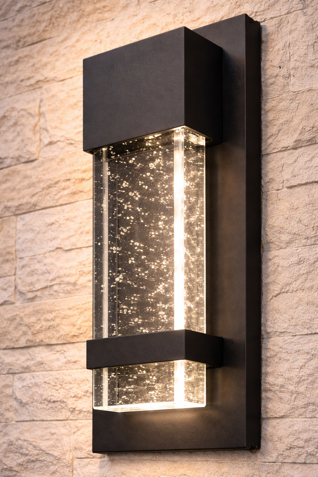 LED Outdoor Wall Lamp – Black Finish