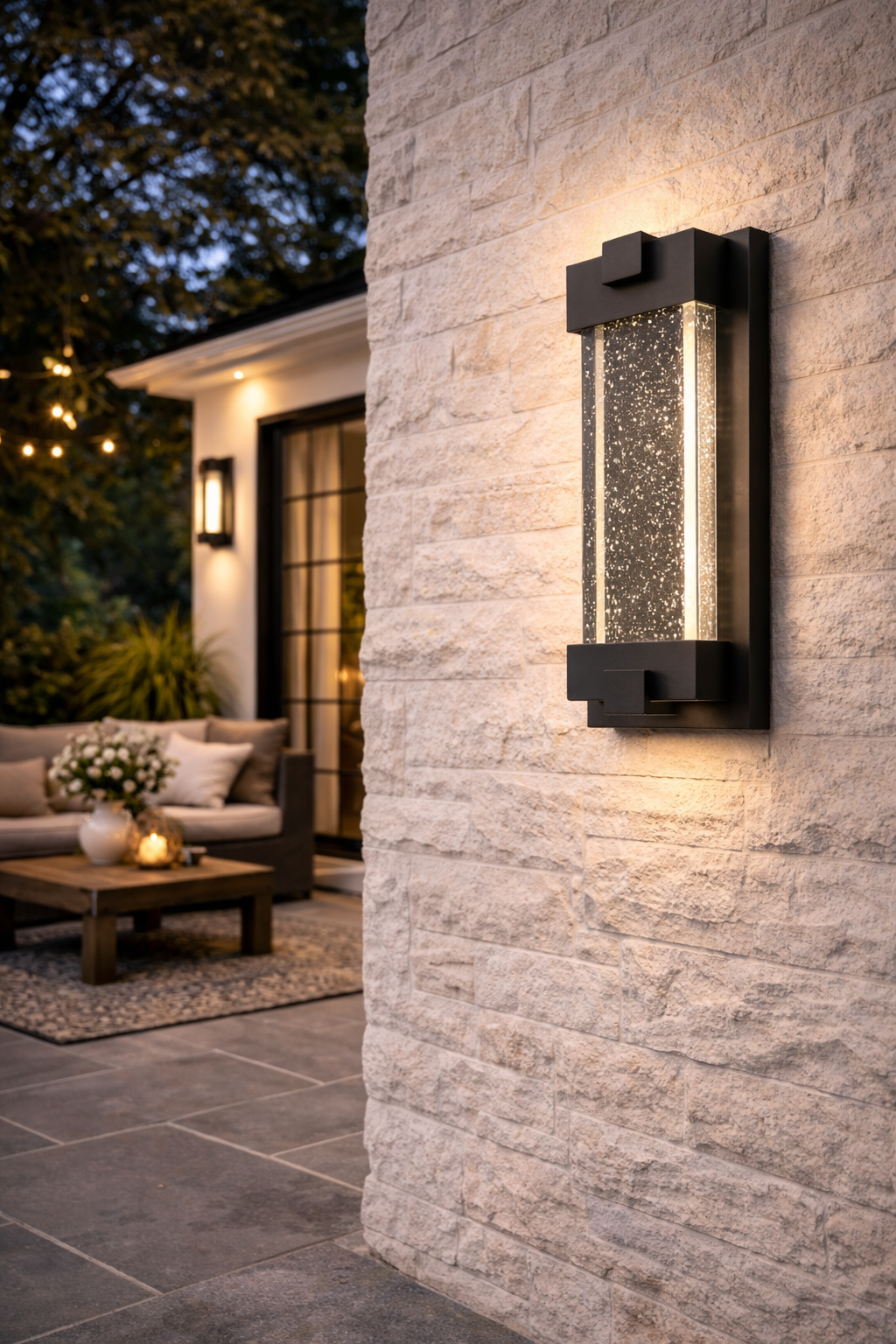 LED Outdoor Wall Lamp – Black Finish