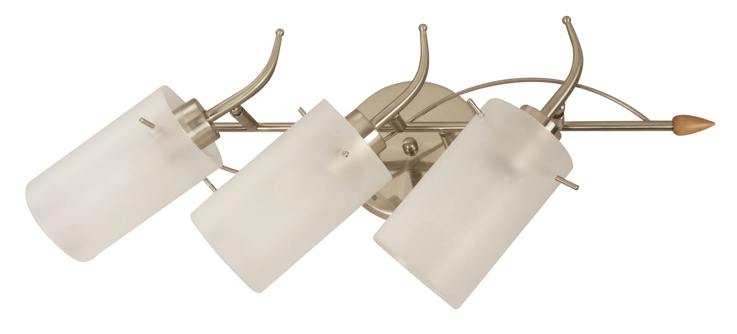 SBL-021862 L/CEN 3-Light Semi Flush Lamp – Satin Nickel