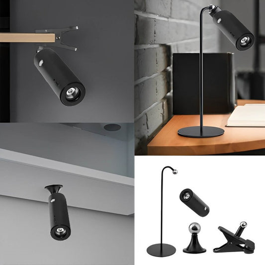 DECORATIVE  RECHARGEABLE TOUCH TABLE LAMP 2W LED  BLACK