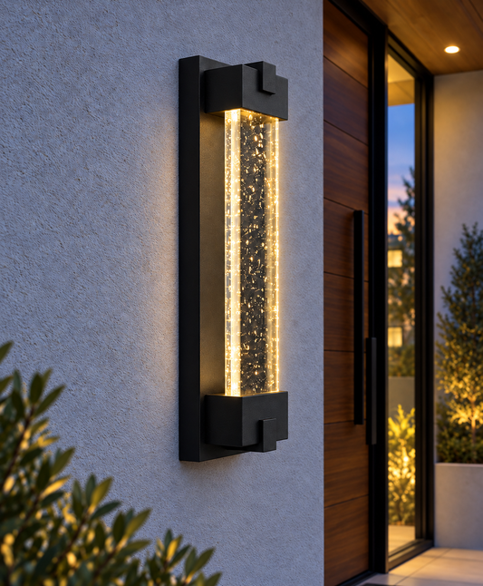 WALL OUTDOOR DECORATIVE LAMP 11W LED 3000K BLACK