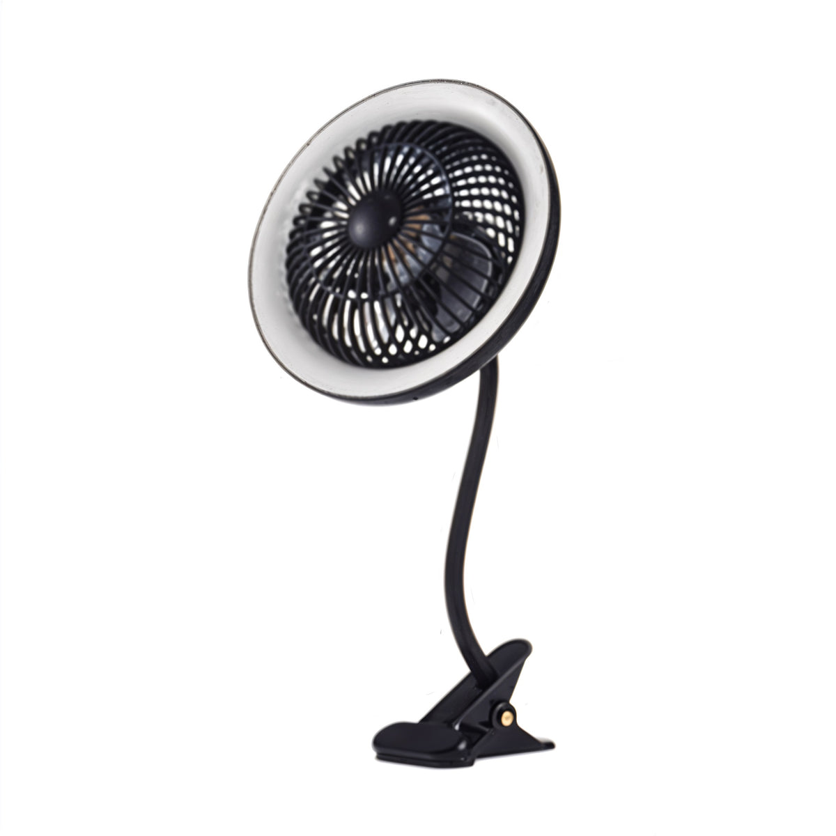 DECORATIVE FAN WITH LAMP 5W LED 5000K BLACK