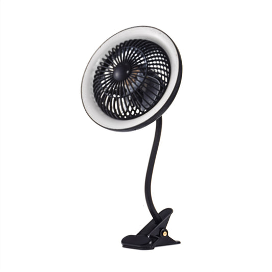 DECORATIVE FAN WITH LAMP 5W LED 5000K BLACK