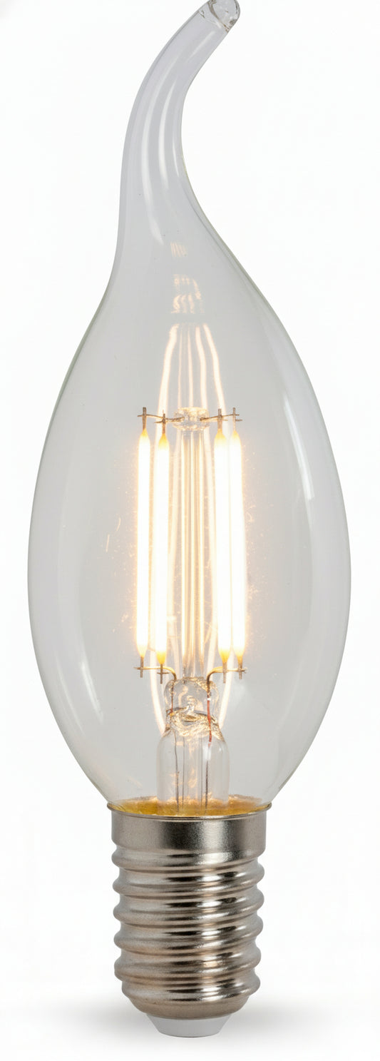 E14 2W LED Candle Light – 2700K Warm White (120V)