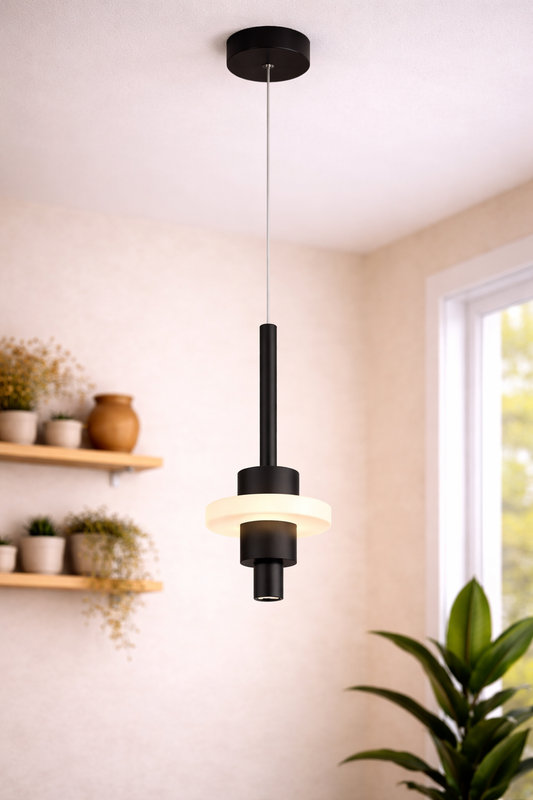 PENDANT DECORATIVE LAMP 7W BLACK