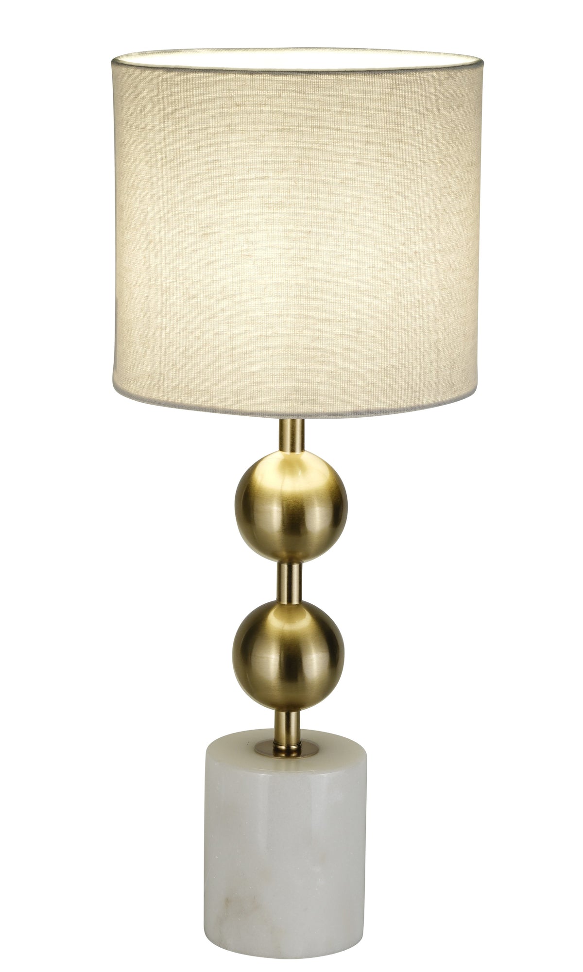 DECORATIVE TABLE LAMP E27*1
GOLD + WHITE FINISHED