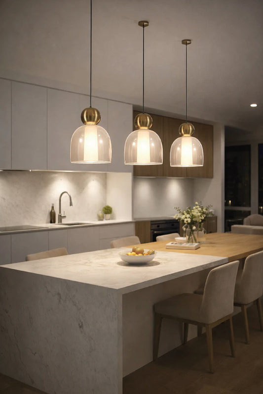 PENDANT DECORATIVE LAMP 3W BLK AND GOLD