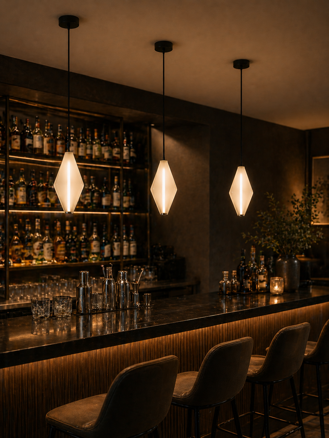 PENDANT DECORATIVE LAMP 15W LED WHITE