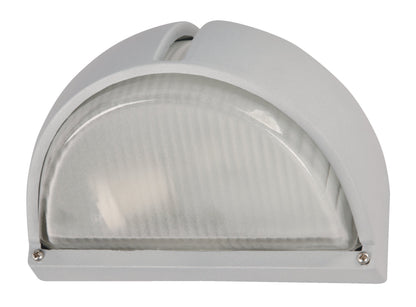 L/CEN 1-Light Outdoor Wall Light – Silver Finish – 03468-4
