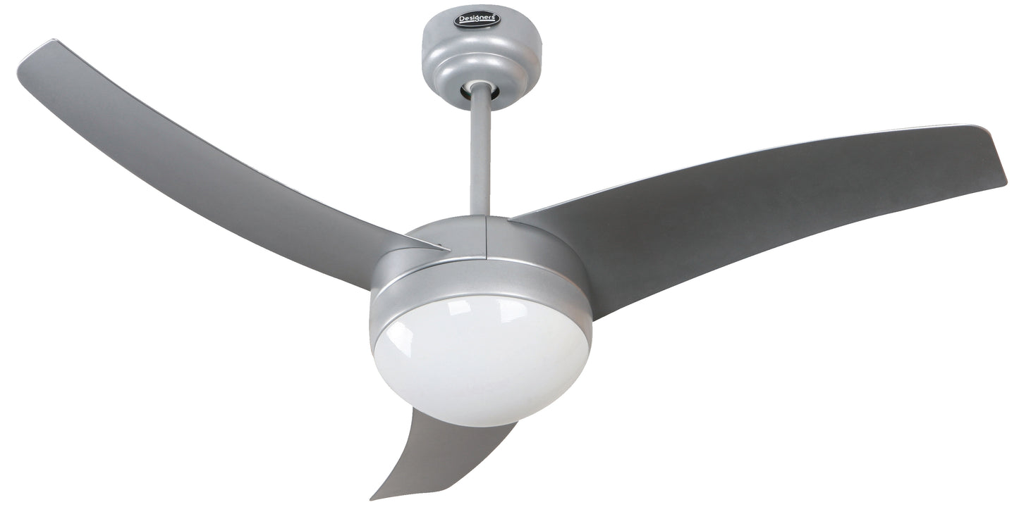 L/CEN 42" 2-Light Silver Ceiling Fan – 03679-4