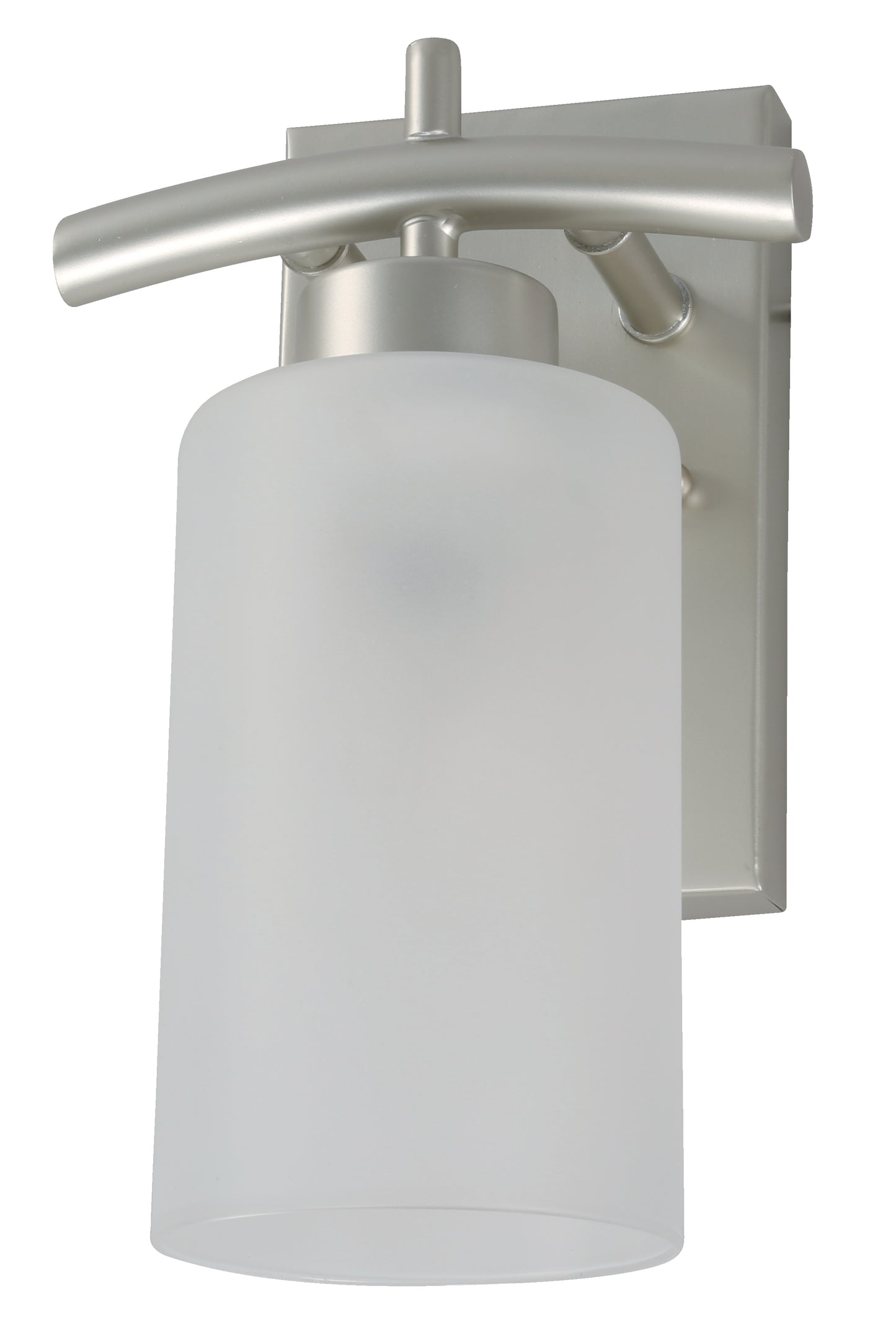 05475-4 L/CEN 1-Light Wall Fixture – Matte Nickel