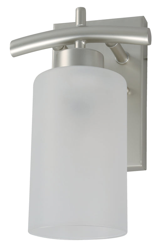 05475-4 L/CEN 1-Light Wall Fixture – Matte Nickel