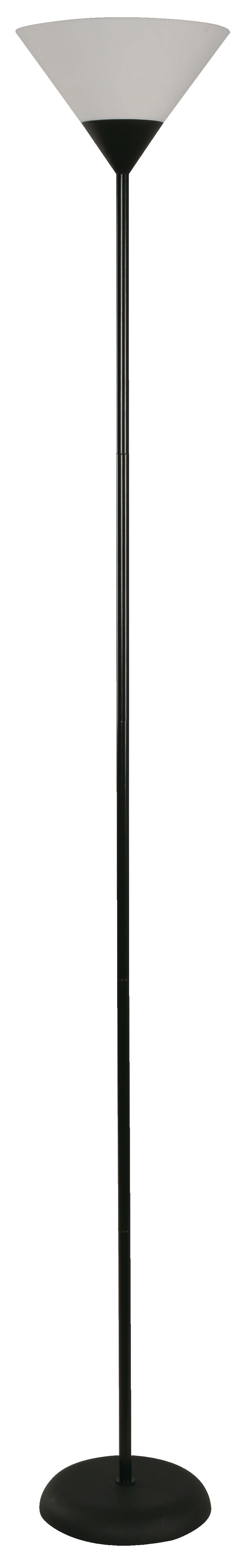 Elegant 1-Light Floor Lamp – Black Finish (E27, 60W)