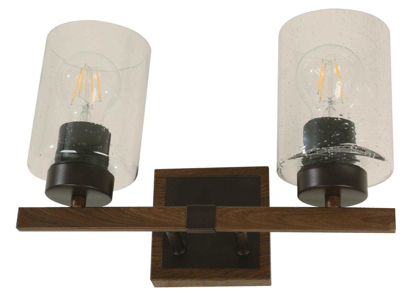 21205-9 L/CEN 1-Light Wall Lamp – Brown