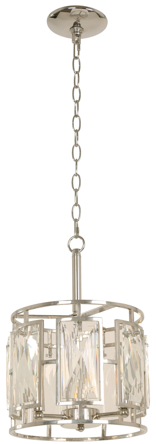 3-Light Ceiling Lamp – Shiny Nickel (E14, 40W)