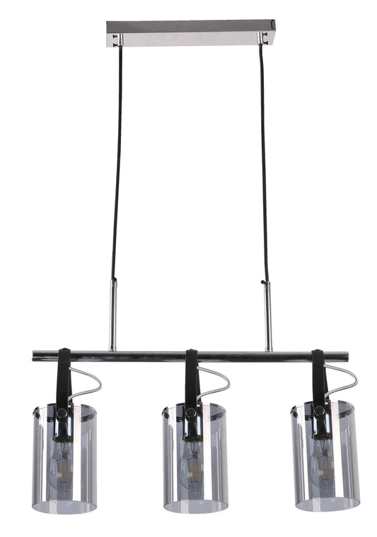 22822-4 L/CEN 3-Light Hanging Lamp – Chrome