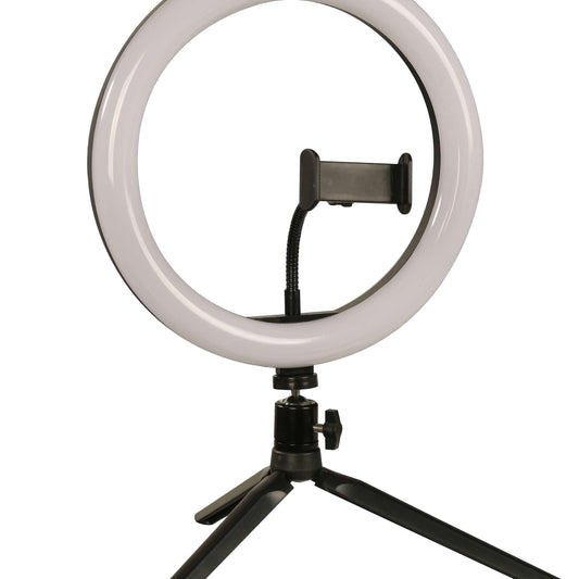 1-Light LED Table Lamp – Black (10W, 5V, 3000/4000/6000K, Tripod Included)