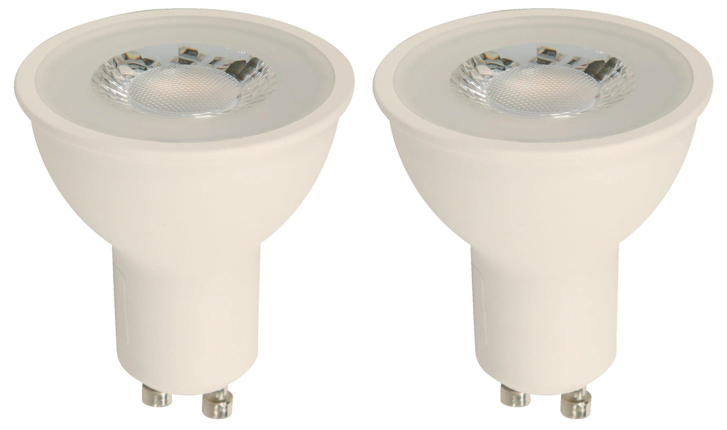 5W GU10 LED Bulb – 3000K, Dimmable (120V, 2-Pack)