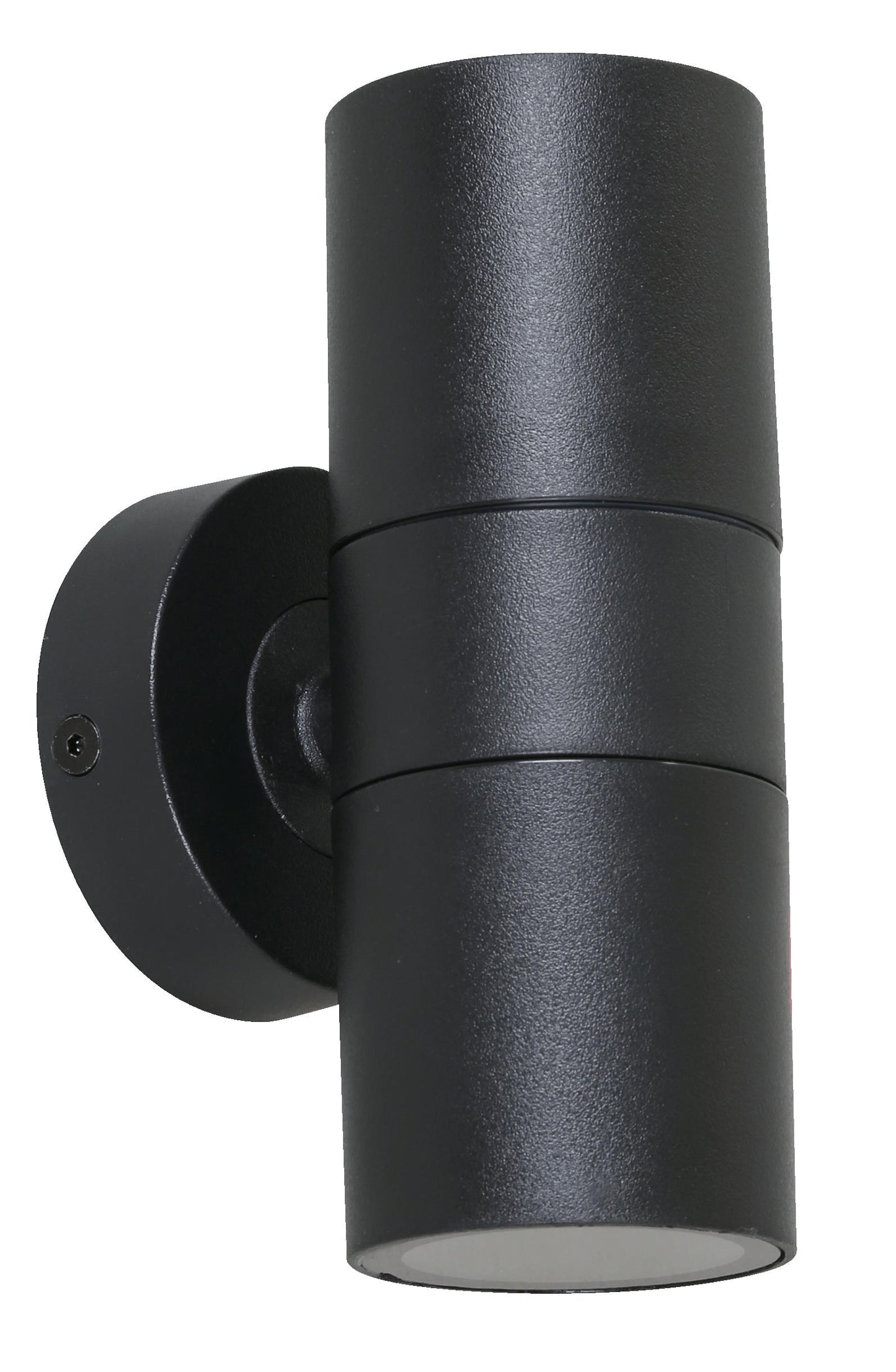 23668-2 L/CEN 2-Light Outdoor Wall Lamp – Black | GU10 Bulbs
