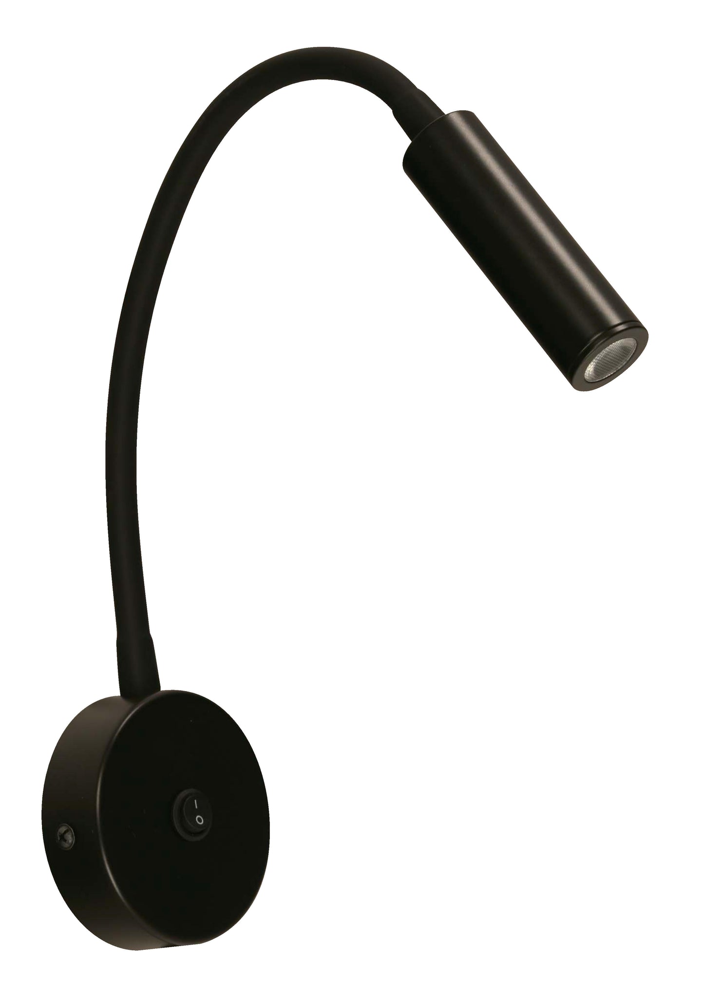 LED Wall Lamp – Matte Black (2.5W, 100–240V, 3000K)