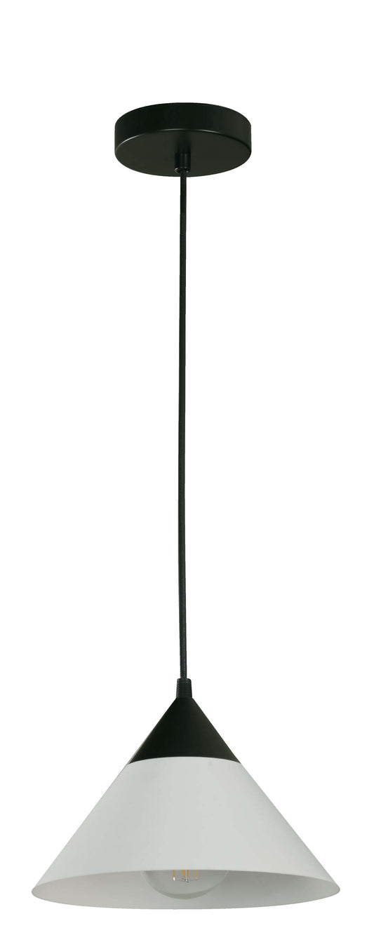 24186-2 L/CEN 1-Light Hanging Lamp – Twin Pack | Black