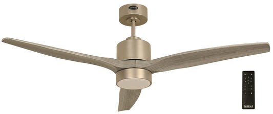 52" Ceiling Fan – Matte Nickel (DC Motor, 3 Color Temps: 3000/4000/6000K)