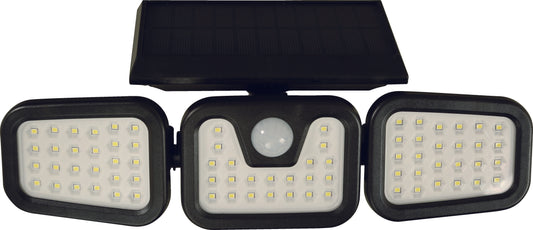 LED Solar Wall Lamp – Black Finish