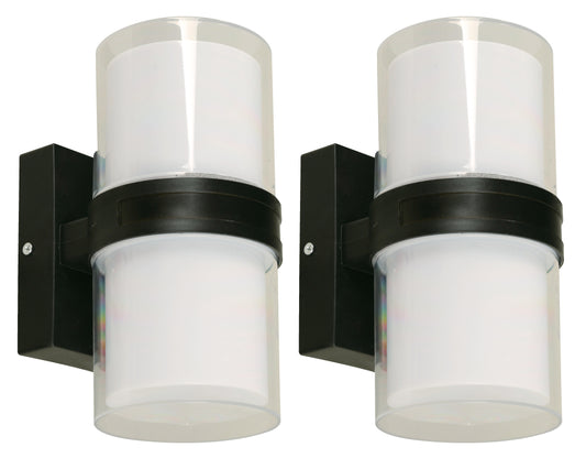 24585-2 L/CEN LED Wall Lamp – Black
