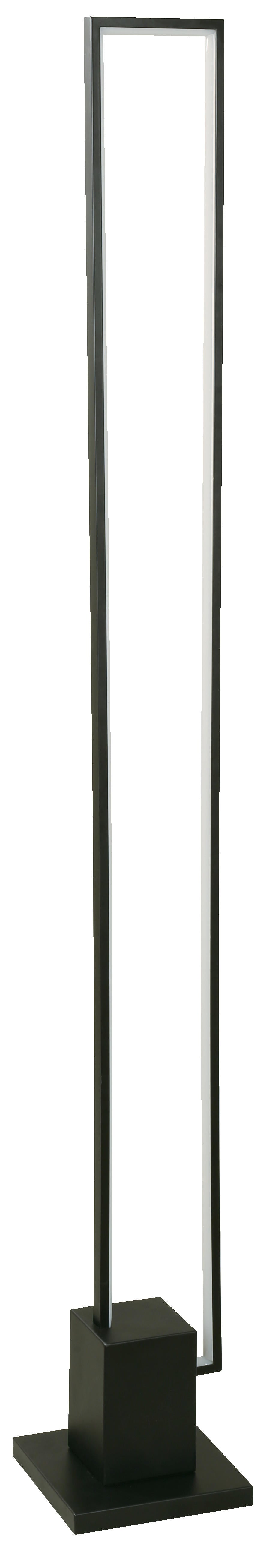 LED Floor Lamp – Matte Black Finish