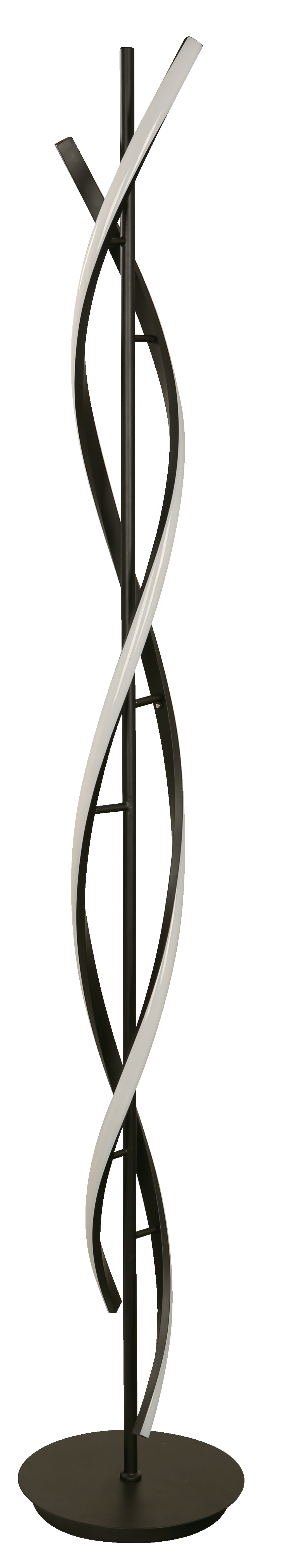 LED Floor Lamp – Black Finish