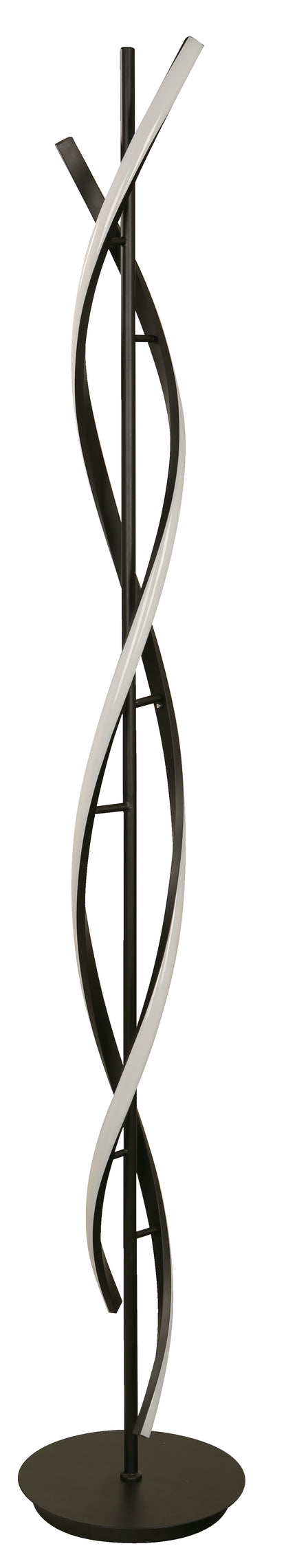 LED Floor Lamp – Black Finish